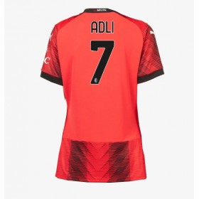 AC Milan Yacine Adli #7 Hemmakläder Dam 2023-24 Kortärmad